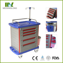 FDA CE Certificate MT01A Hospital Medical Crash Trolley / Cart